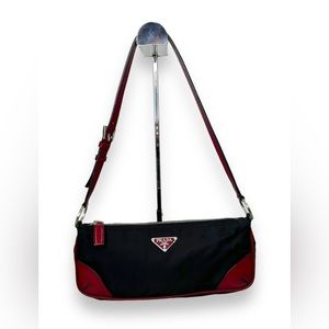 Prada Tessuto Nylon Baguette